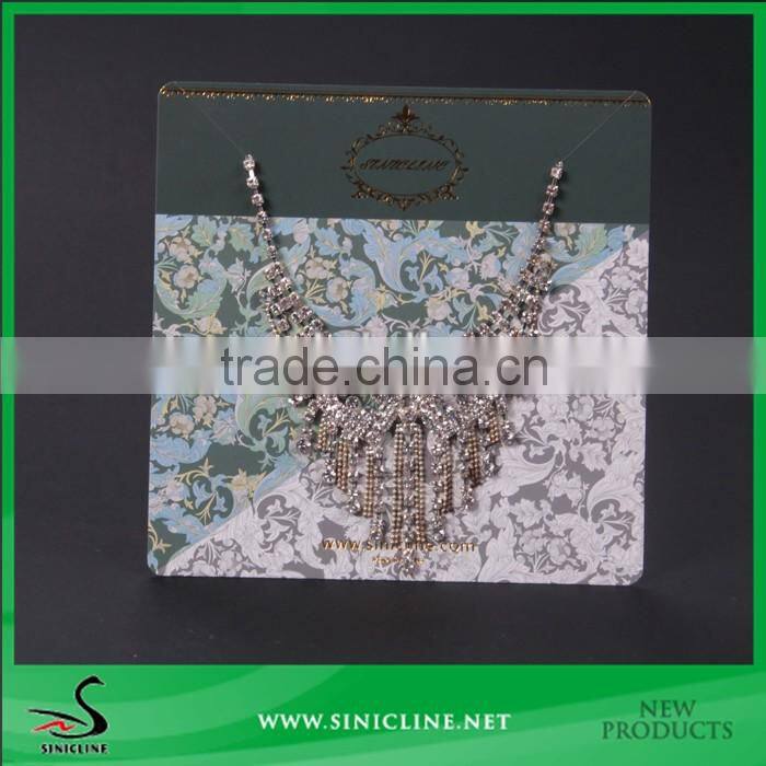Sinicline customized folding necklace cards