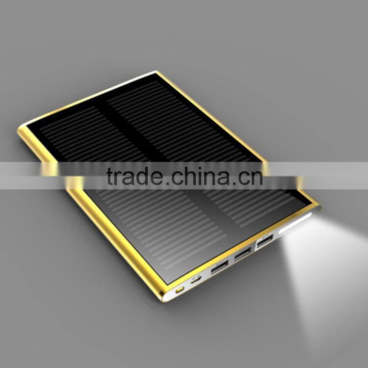 2015 cool Design wholesale Solar Battery Panel Charger portable solar power bank power mobile for Cell Mobile Phone