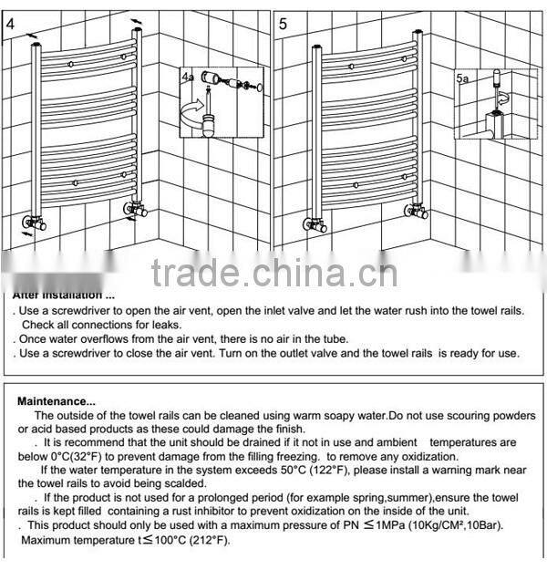 Wall Hanging low-carbon steel Bathroom accessories hardware accessory towel warmer R07