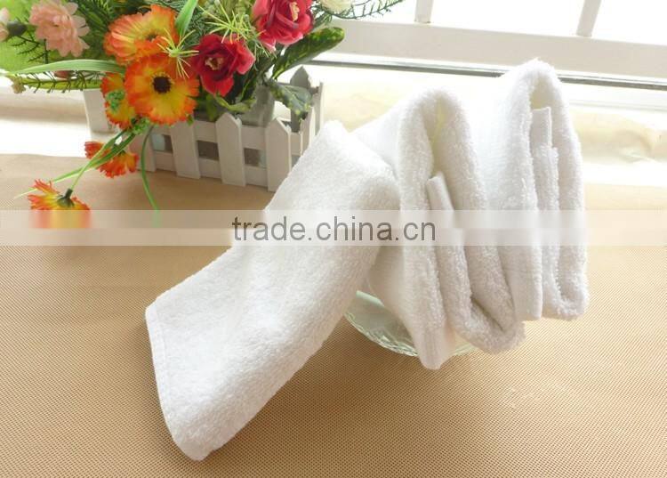 popular 2015 hot sell 100% white Cotton Plain airline disposible hot towel