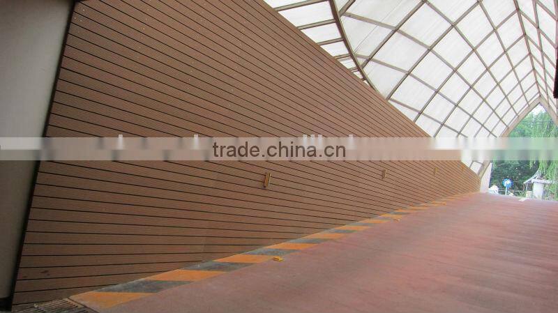 Coffee color anti-UV outdoor WPC wall panles