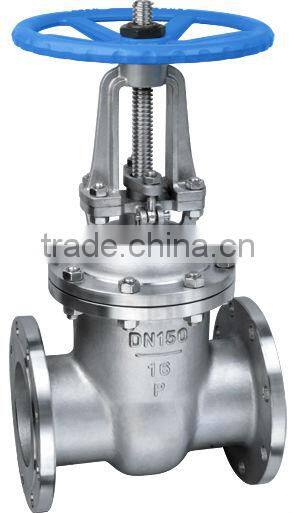 stainless steel gate valve for steam flange type