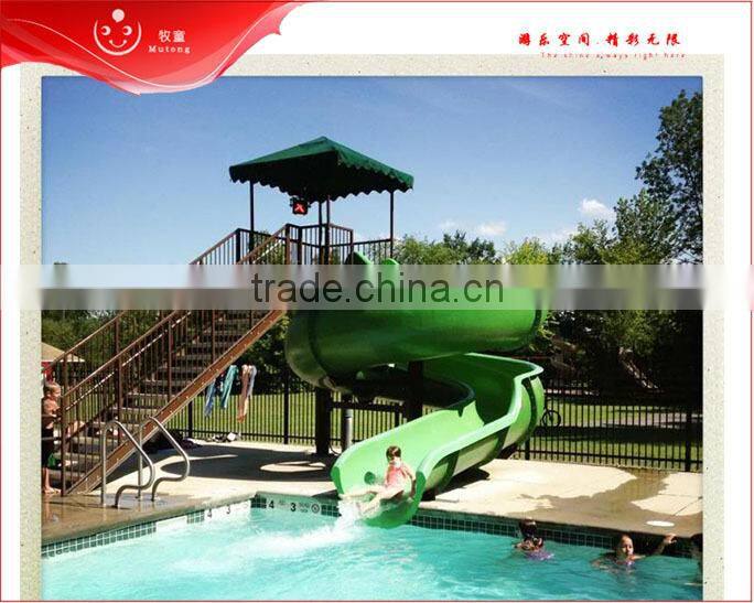 Hot Design Open Spiral Water Slide Equipment Best Slide For Children For Sale