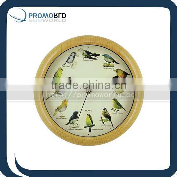 Natural Wood MDF Wall Clock