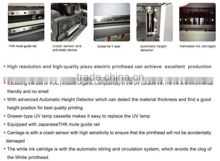 Phone case printer/ inkjet high speed printers for pvc canvas leather reflective film wallpaper printer M8