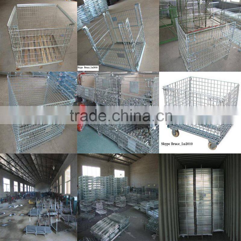 Steel Welded Mesh Type Wire Mesh Cage pallet