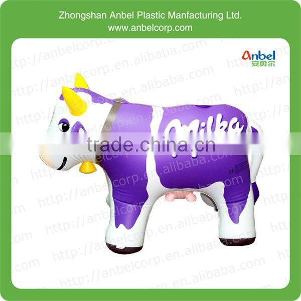 2015 factory price PVC toy product inflatable milka cow