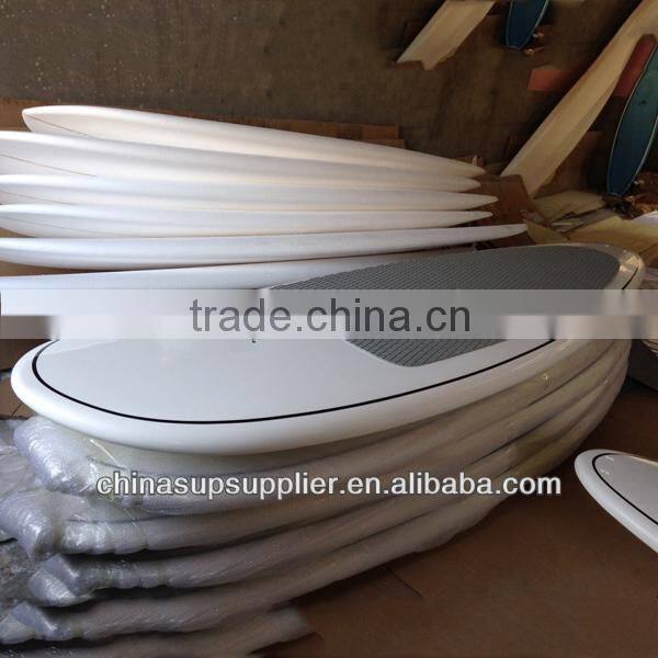 Cheaper white painting SURFING sup stand up paddle boards with paddle