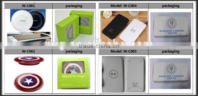 Qi Wireless Charger Receiver portable charger receiver for Apple iPhone 6 plus/6s Plus/lighting usb