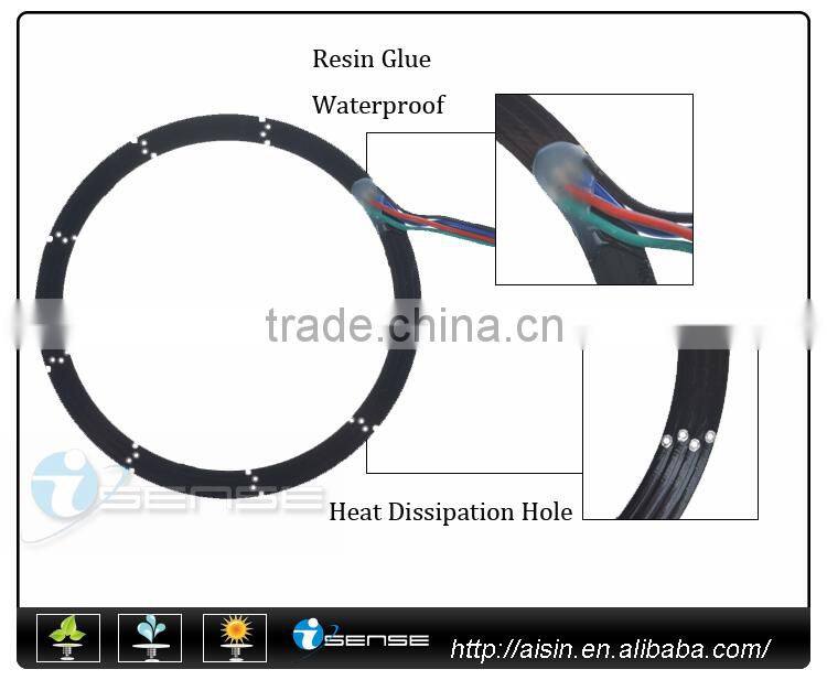 5050 SMD RGB Multi-Color 40/50/60/70/80mm LED Universal Angel Eyes Rings