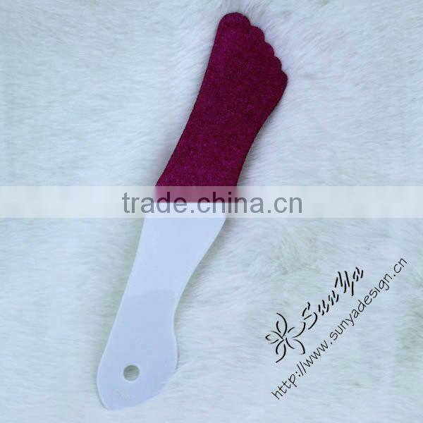 Plastic foot file pedicure tool