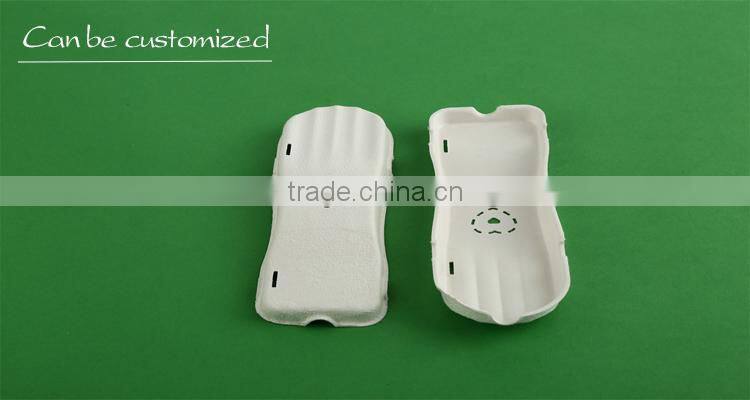 Design OEM biodegradable packaging container sugercane fiber design waterproof paper tray free samples