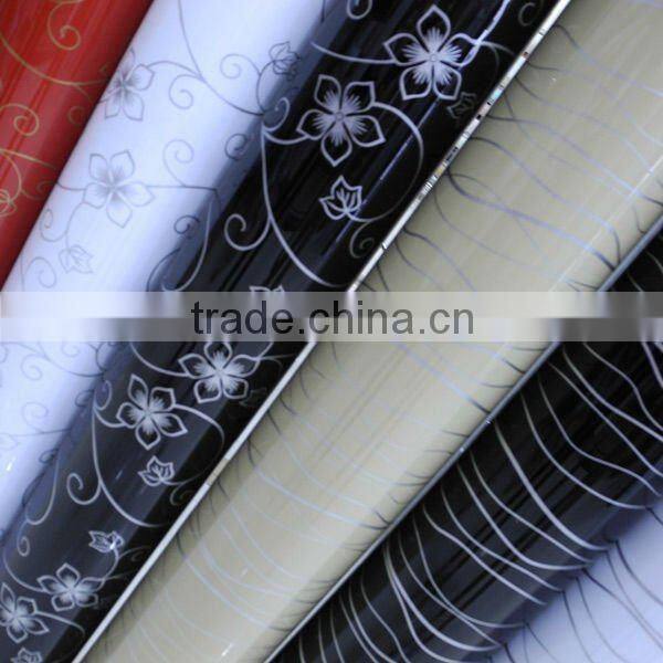 PVC laminate foil for furniture covering