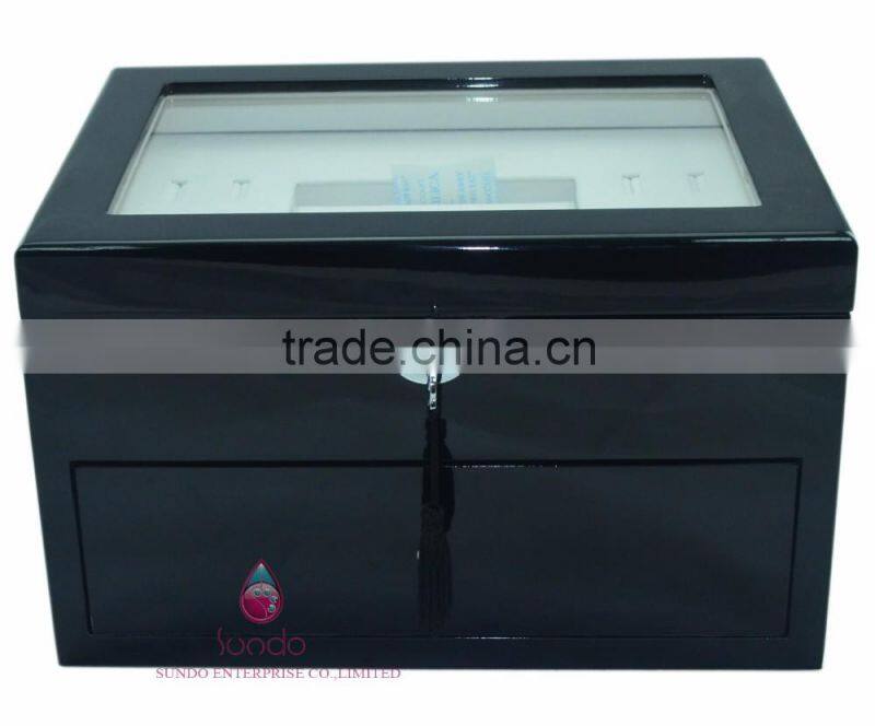 Alibaba new product custom wooden jewelry box