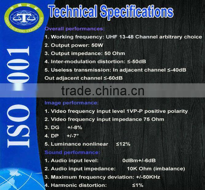 200W LDMOS Amplifier Digital TV transmitter