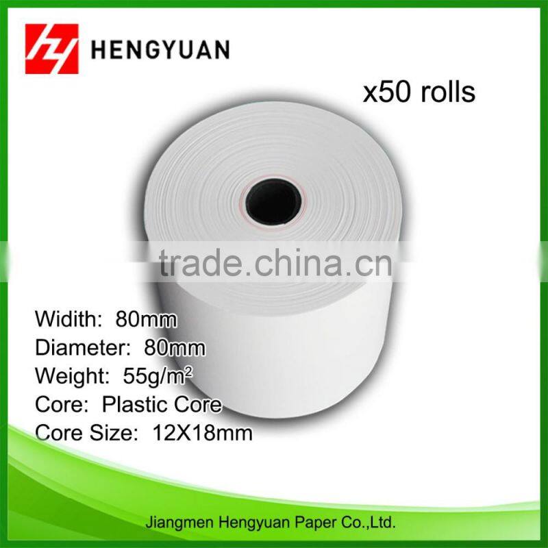 Adhesive Thermal Till Roll Thermal Sticker Label WIth High Quality Factory