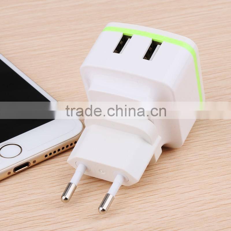 Phone Accessories Consumer Electronics Dual USB Mobile Travel Charger