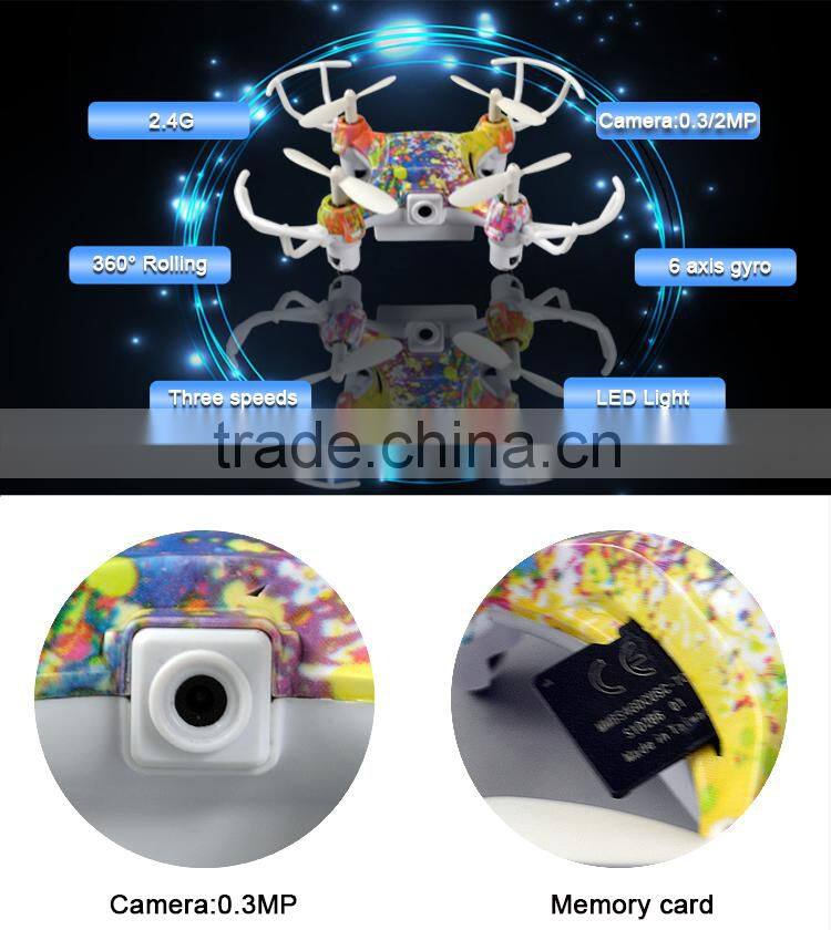 New toys! 2.4G 4ch 6axis gyro rc quadcopter mini ufo helicopter, mini flying camera