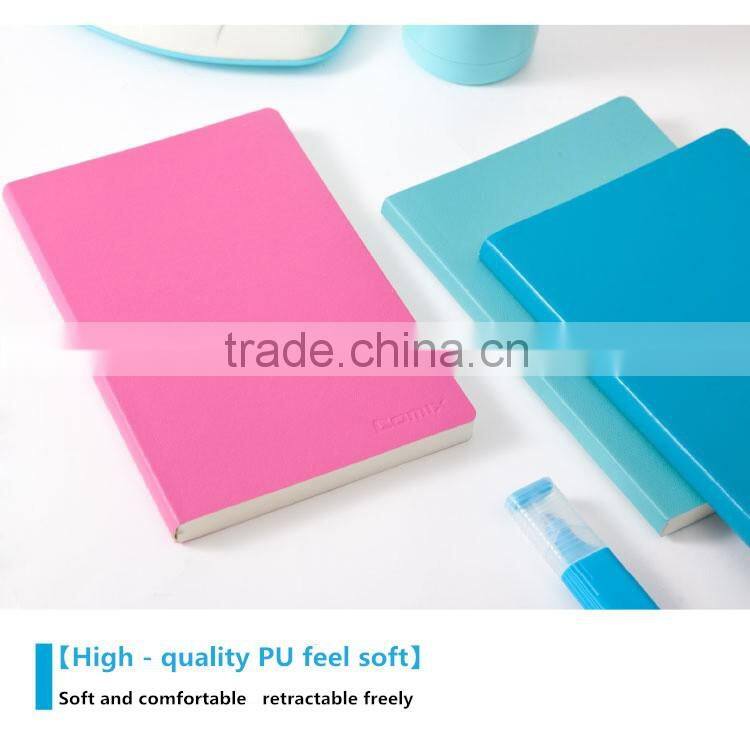 2016 hardcover PU Eco leather notebook Business A5 customized notebook Drawing Sketchbook Weekly Day Planner organizer notebook