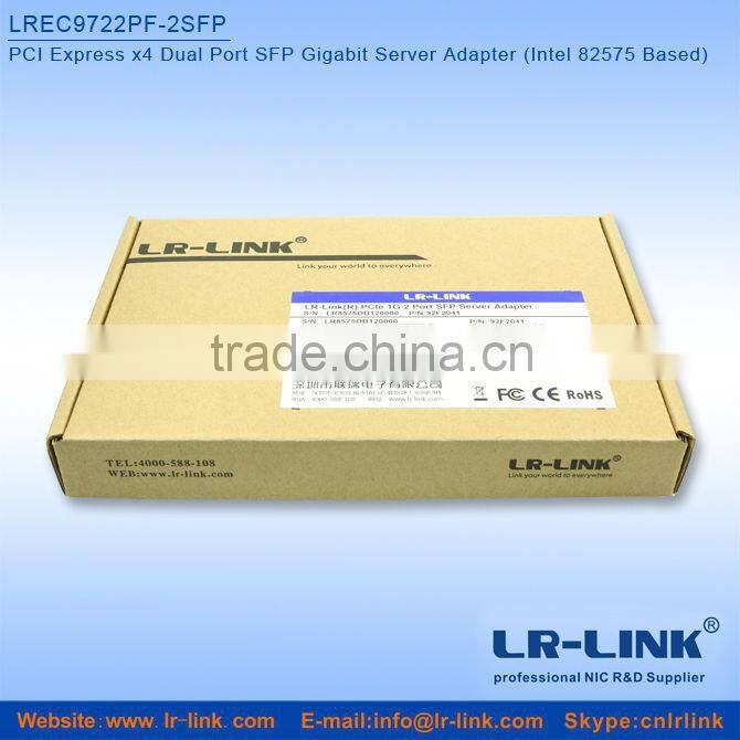 LREC9722PF-2SFP PCIe 1000M 2 SFP Port Server fiber optic network card
