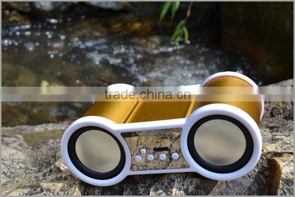 Robot-158uTelescope Card Speaker,USB Music Speaker, Hi-Fi Stereo Portable Fm Radio