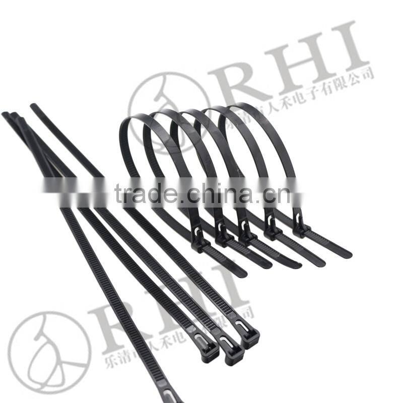 Nylon Releasable cable tie/plastic cable ties/adjustable cable ties