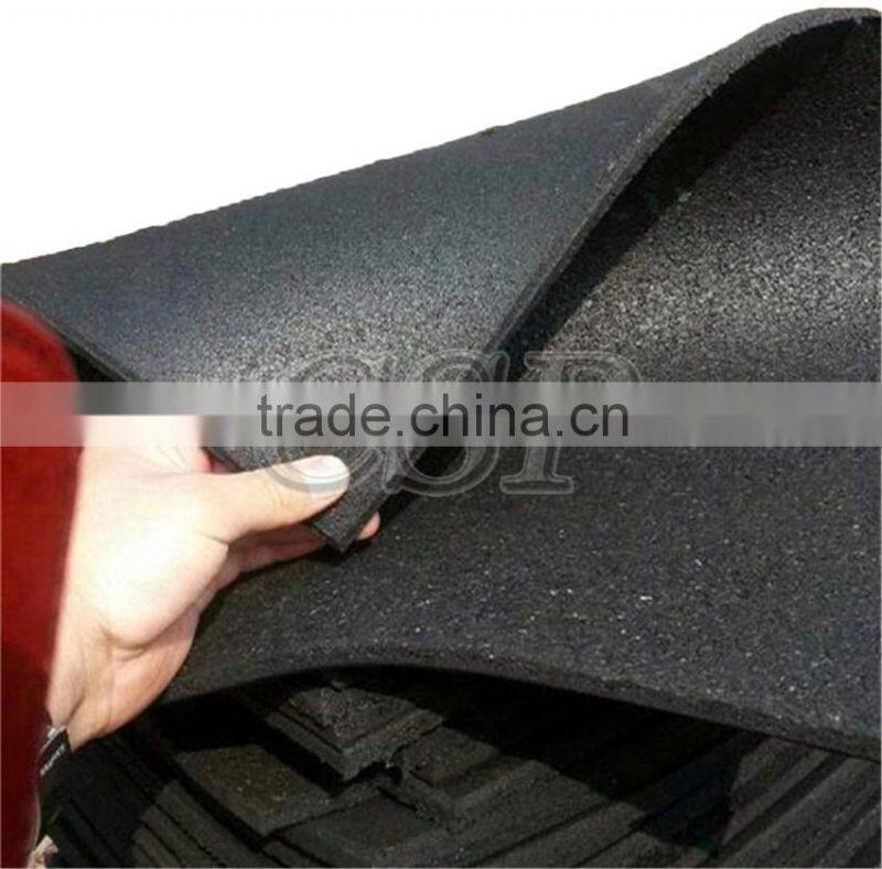 HOT SALES !!! Qingdao CSP black color cheap rubber sheet floor mat
