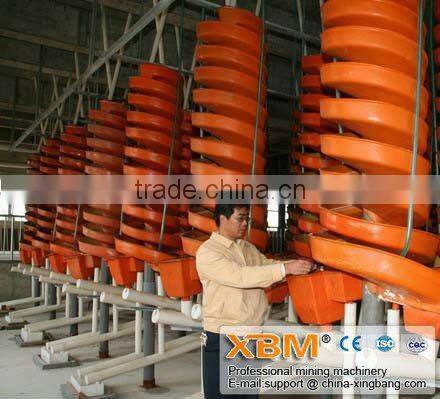 High Efficiency Spiral Chute for Gold,Silver,Lead,Zinc