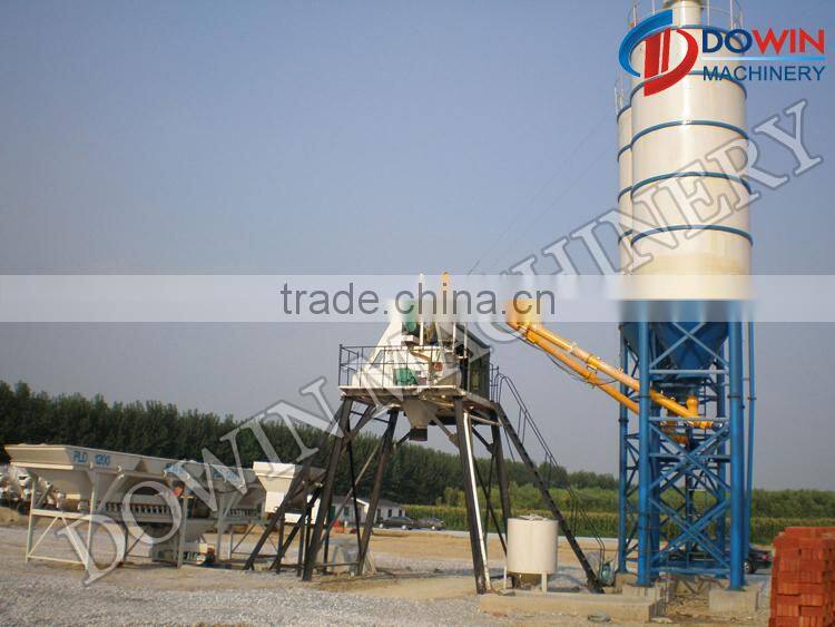 Fully automatic HZS35 ready mixed concrete batching plant with good quality is on hot sale