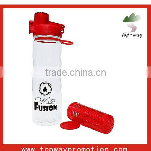 factory supply all kinds of Sports Water Bottle with Removable Fruit Infuser Basket 25 Ounce