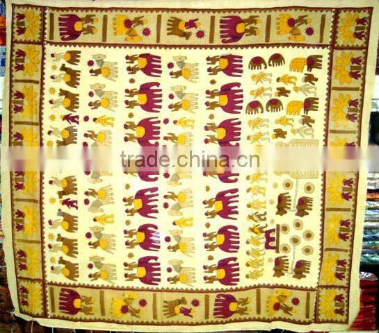 Om Design Cotton Bed cover