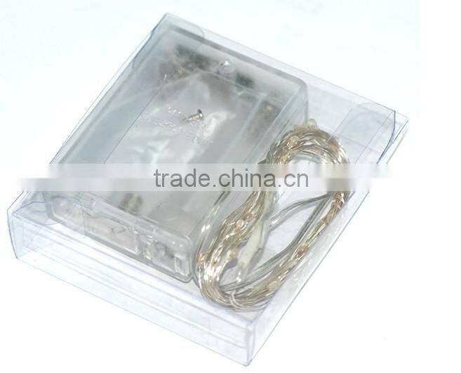 3xAA Battery Operated Silver String Wire LED Micro Fairy String light for flower decoration/LED Micro string light