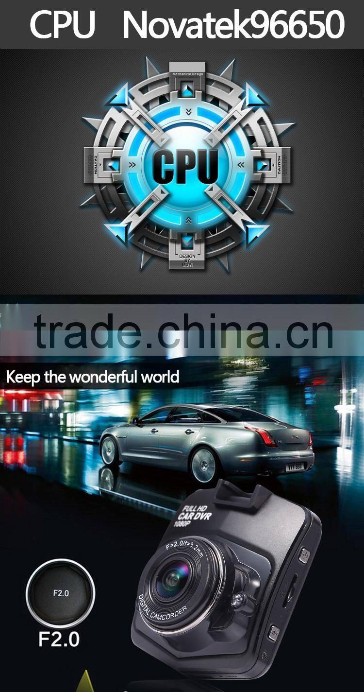 Car Camera Mini Car DVR GT300 Dashcam 1920x1080 Full HD 1080p Video Registrator Recorder G-sensor Night Vision Dash Cam