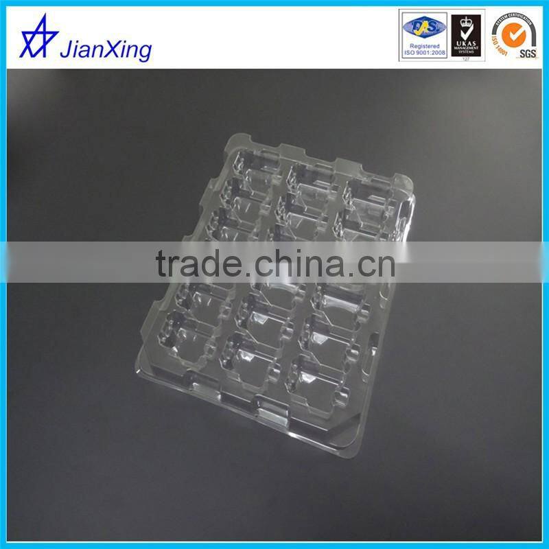 black integrated circuit tray or tray for hybrid integrated circuit