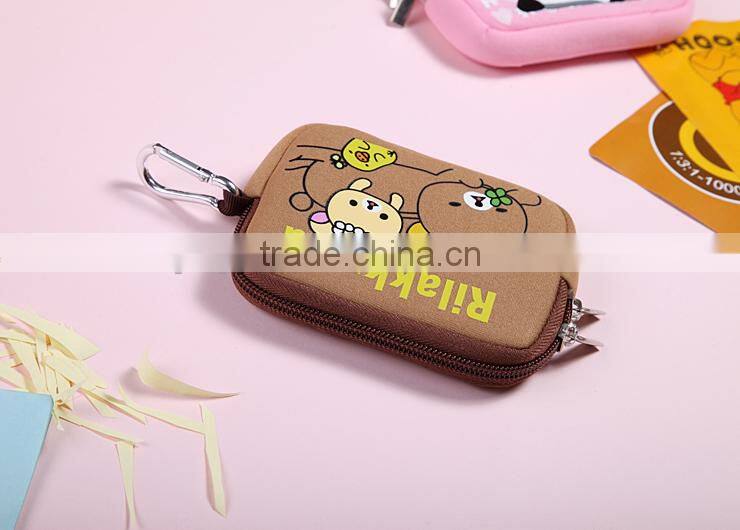Hot sell Promotional quality printed neoprene coin purse,coin purse