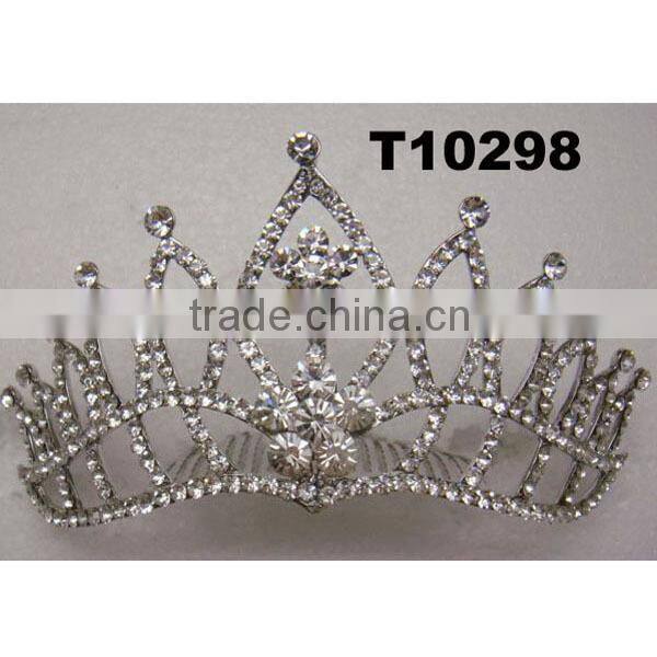 factory direct sale tall pageant crown wedding crown bride crown tiaras