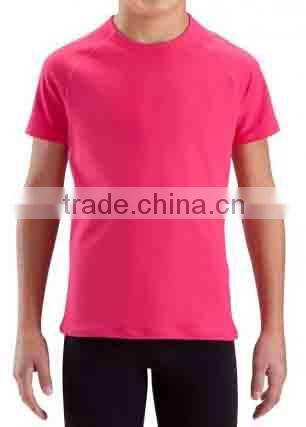 High quality lightweight soft kid running shirt