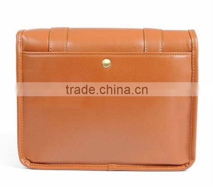 Factory competitive price PU leather Camera Bag in Dongguan