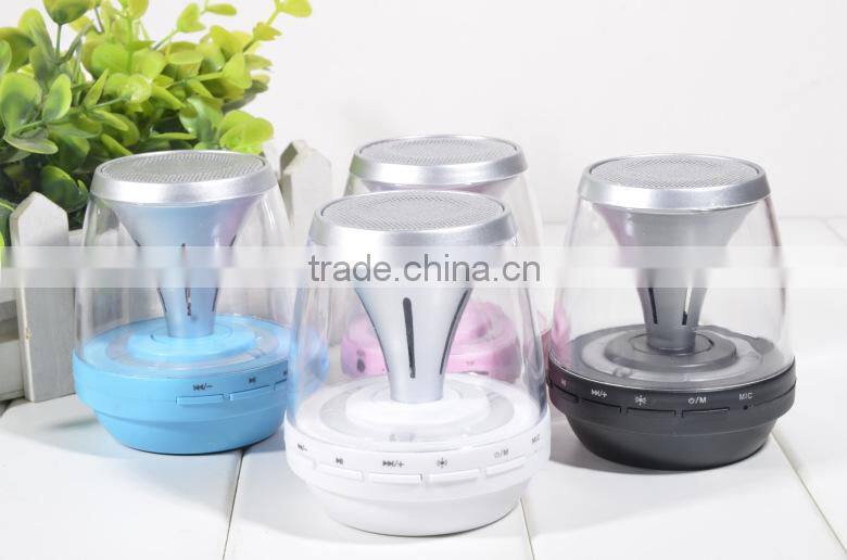 Best Super Bass Sound bluetooth speaker Mini Portable Amplifier Speaker with Led light TF Slot 2015