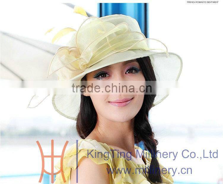 2014 Women Brand Organza Hat
