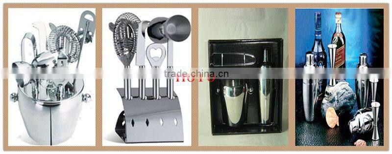 stainless steel martini set bar tool set