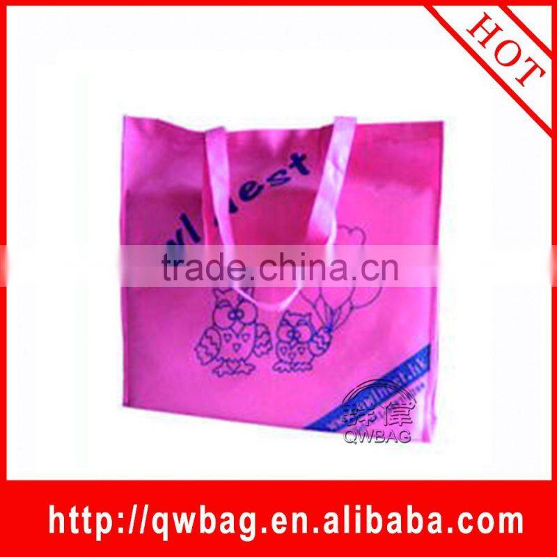 Cheap promotional logo printing non-woven tote bag, free samples