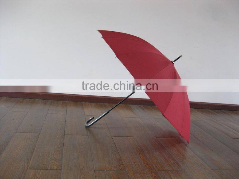 high quality promotional customized print fiberglass windproof golf umbrella