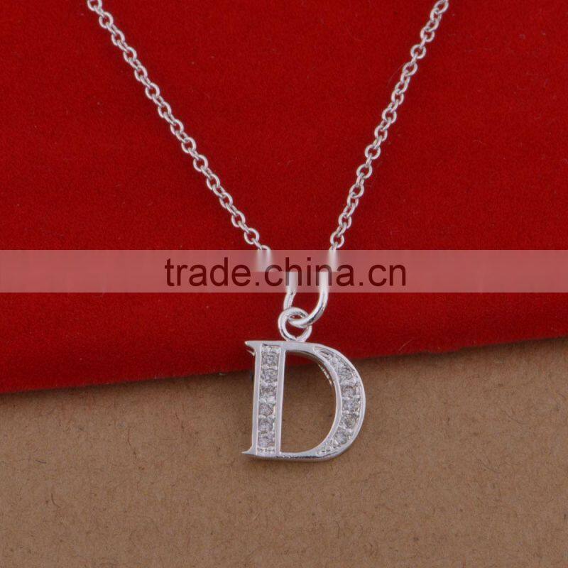 mens silver necklace cheap angel 925 wing pendant