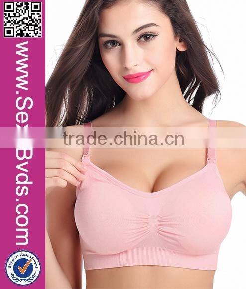 Front Bottom Maternity Nursing Bra Adjustabld Seamless Underwired Bra