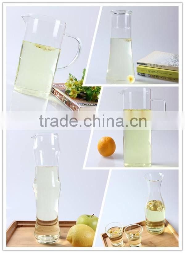 1.4L Heat Resistant Handcrafted Pyrex Water Glass Pitcher/Jug/Jar Wholesale