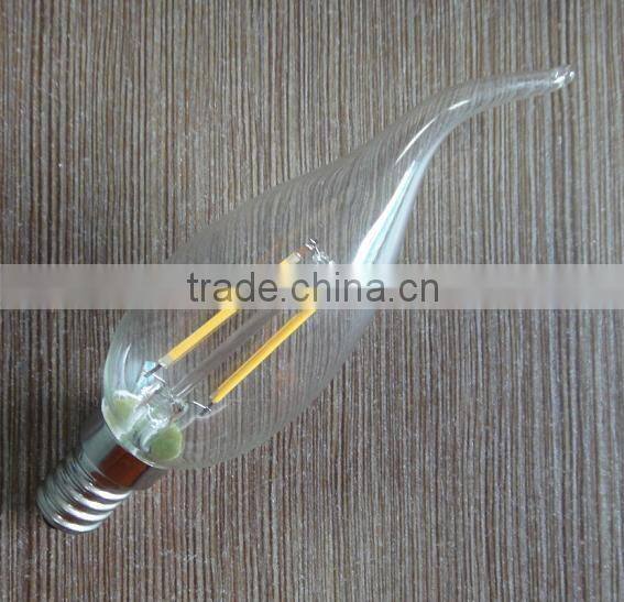 230V/110V 380lm 4w G60 epistar led filament lamp
