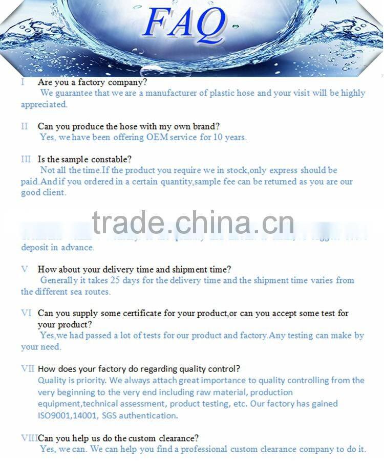 excellent weather automotive transparent PA nylon fuel hose