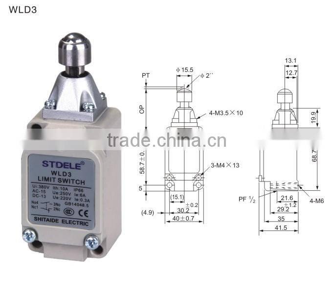100% original electrica limitl switch WLD3