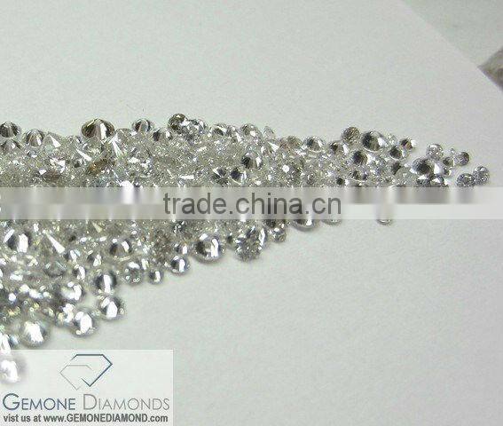 SAMLL UNCERTIFIED BRILLIANT ROUND CUT NATUIRAL WHITE DIAMONDS SI/VS/I CLARITY AT DISCOUNRED PRICE